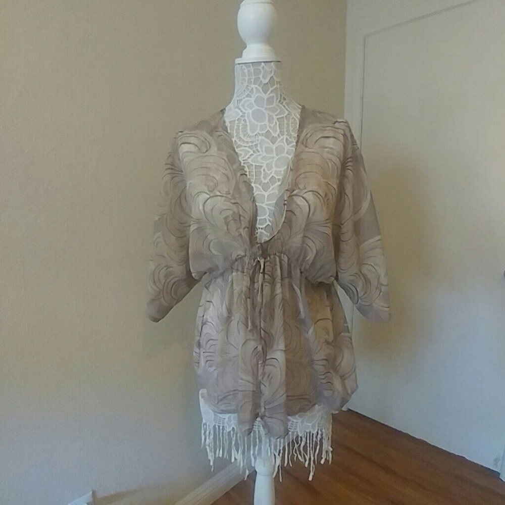 Cinch Waist Kimono
